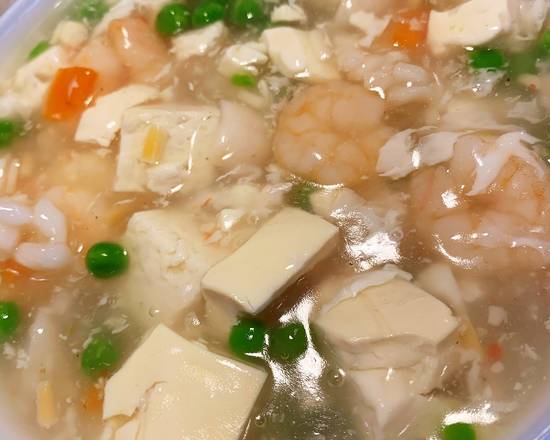 3. 海皇豆腐羹 Potage au fruits de mer et tofu Minced Seafood and Tofu Soup